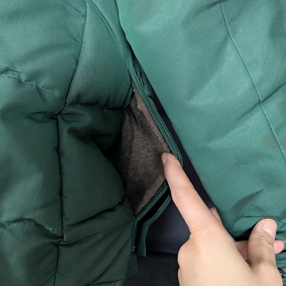 Vintage Eddie Bauer Goose Down Puffer Jacket with Sheerling Lining. - Picture 9 of 16